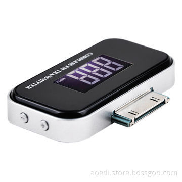 Mini car MP3 player FM modulator for iPhone/iPad/mobiles, 87.5 to 108.0MHz FM frequency AD-0129